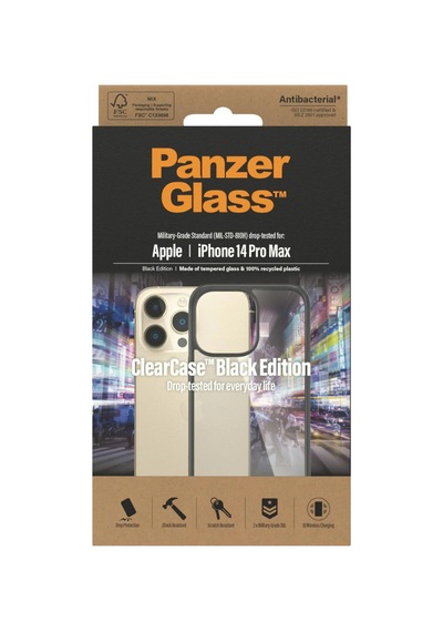 Panzerglass Clearcase Apple iPhone Uyumlu 14 Pro Max Siyah
