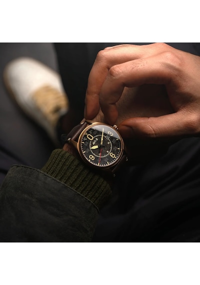 Avı-8 Spitfire Smith Av-4090-06 Otomatik Erkek Kol Saati Bronz