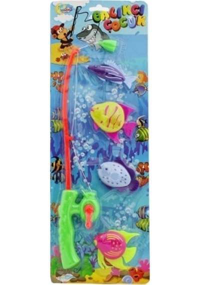 Kral Oyuncak 5 Parça Olta Balık Oyunu 37 CM 2100