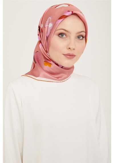 Armine Twill İpek Eşarp 24ya9146 52 - Desenli