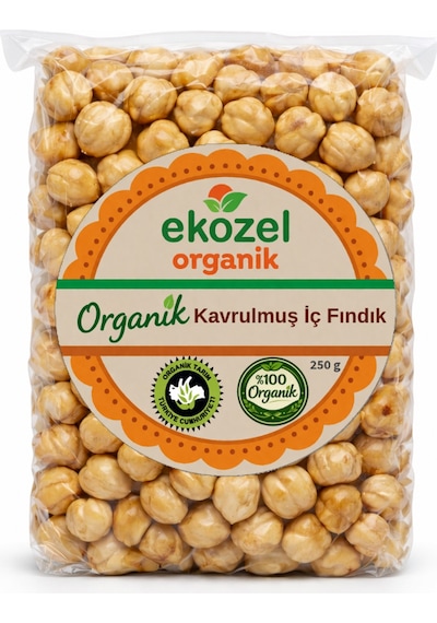 Organik Kavrulmuş Fındık-26 250 G