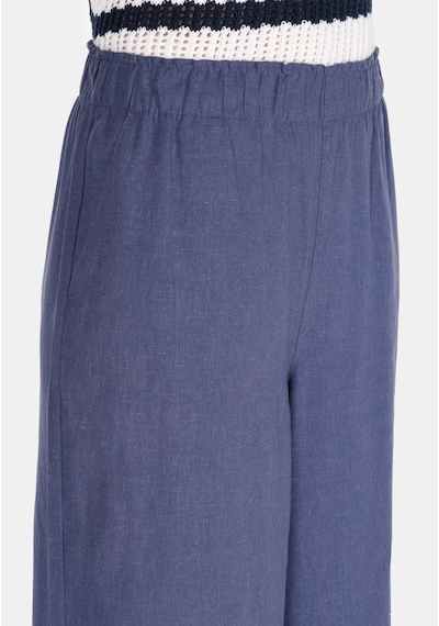 Colin's Colins Regular Fit Yüksel Bel Geniş Paça Kadın Mavi Pantolon Cl1074805 Q1.v2 Inv İndigo
