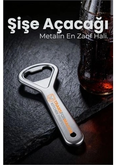 Ergonomik Metal Şişe Açacağı - Gazoz, Kola, Bira Kapağı Açıcı Diğer