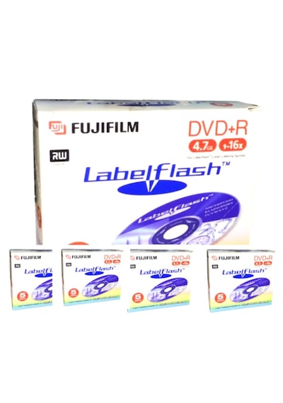 Fujifilm Dvd+r Labelflash Kutulu 25 Adet 5 5