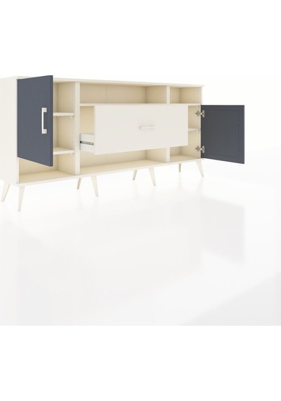 Arges Konsol 5 Raflı Tek Çekmeceli 2 Kapaklı 176x30x83 Aytaşı-antrasit/aytaşı Antrasit/aytaşı Arges Konsol 5 Raflı Tek Çekmeceli 2 Kapaklı 176x30x83 Aytaşı-antrasit/aytaşı Antrasit/aytaşı