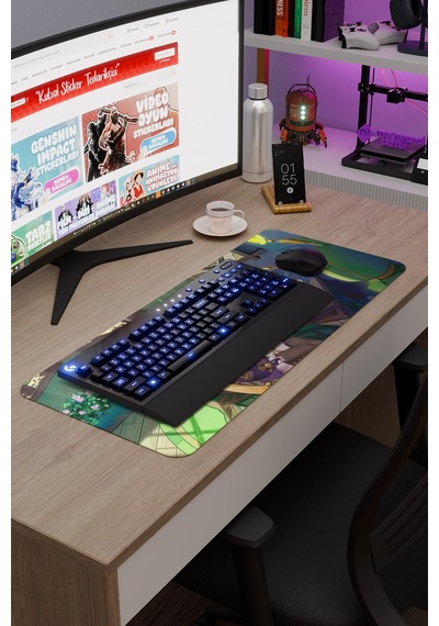 Collei Genshin Impact Anime Gacha V4 - 70x30 Xl Gaming Mouse Pad Fare Altlığı