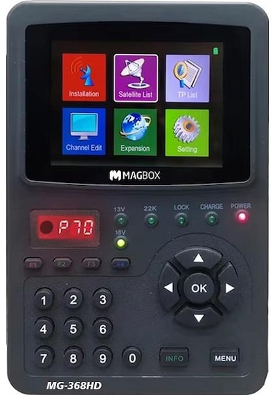 Magbox Hd Görüntülü Lcd Ekran Çanak Anten Uydu Yön Bulucu
