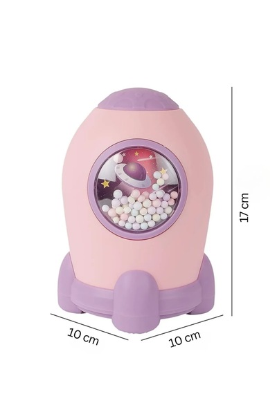 Büyük Boy Şifreli Işıklı Roket Kumbara 17x10cm