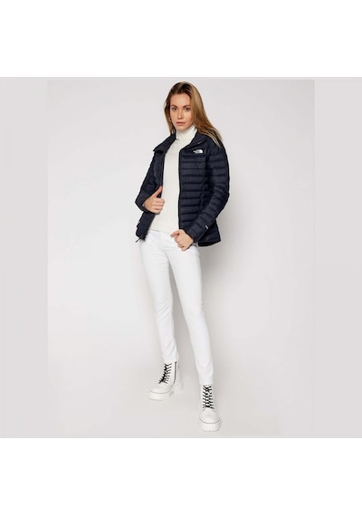 The North Face Stretch Down Hoodie Kapüşonlu Kadın Mont Lacivert