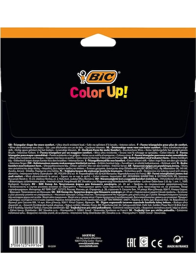 Bic Color Up Üçgen Kuru Boya Kalemi 24 Lü Kutu 950528