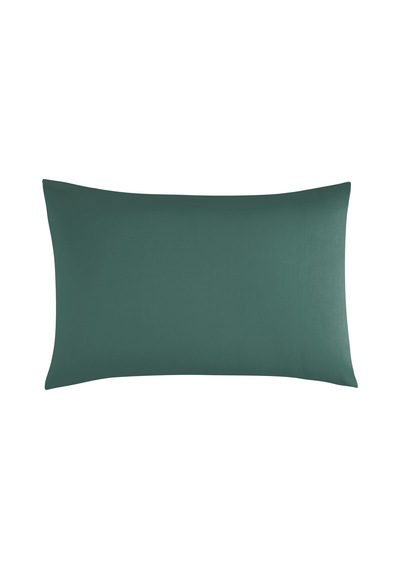 Linens Mix&match Pamuk Saten 2'li Volanlı Yastık Kılıfı Seti Petrol