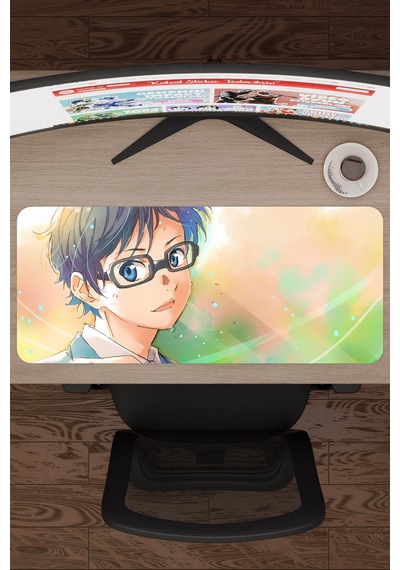 Your Lie İn April Kaymaz Dikişli Kauçuk Oyuncu Mousepad V4 - 70x30 Xl Gaming Mouse Pad Fare Altlığı