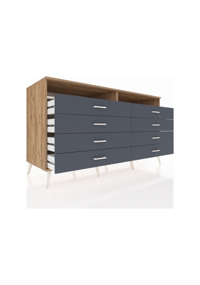 Kronos Konsol 2 Raflı 8 Çekmeceli 176x59x99 Çam-aytaşı/antrasit Çam-aytaşı/antrasit Kronos Konsol 2 Raflı 8 Çekmeceli 176x59x99 Çam-aytaşı/antrasit Çam-aytaşı/antrasit