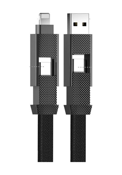 Cosmostech 4 in 1 Pd Apple iPhone Uyumlu USB Şarj Data Kablosu 100W 3A Hızlı Şarj, 480MB/S, Type C,Xiaomi, Huawei