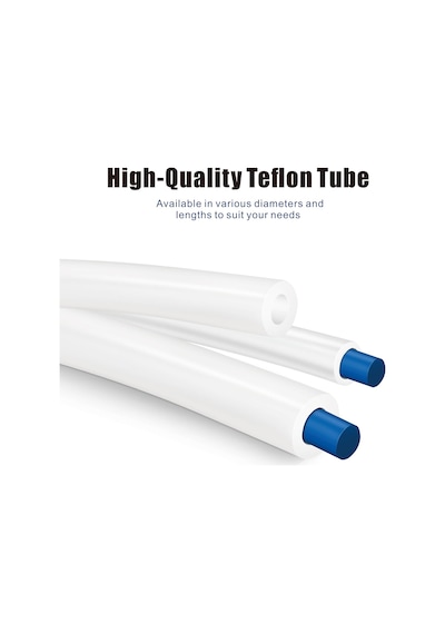 Ptfe Teflon Boru 1m 100cm - 2mm Id 4mm Od 1.75mm Filament Bowden 3d Yazıcı Uyumlu Tüp