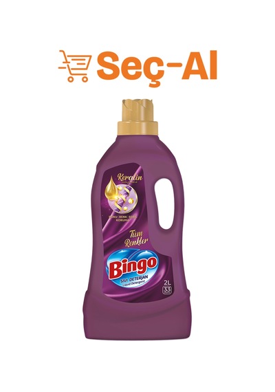 Bingo Sıvı Deterjan Bakım 2 L Onaran Koruma 33 Yıkama 2'li Set