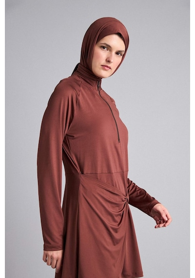 Defacto Regular Fıt 4lü Kahverengi Burkini Mayo G7456ax26hsbn329 Kahve-bn329