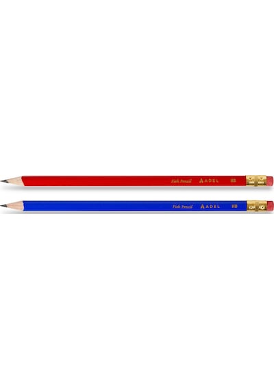 Fish Pencil, Kurşun Kalem Silgili 12'li, Hb Derece,kolay Açılır, Asorti Renkler Çok Renkli
