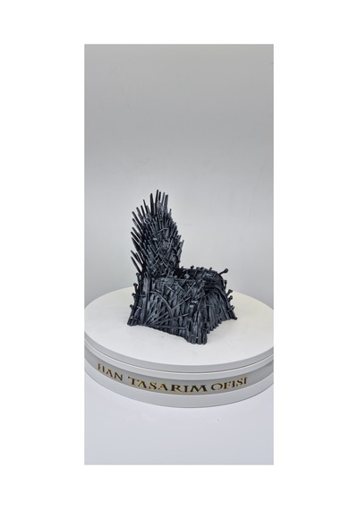 İron Throne Game Of Thrones Demir Taht 10cm