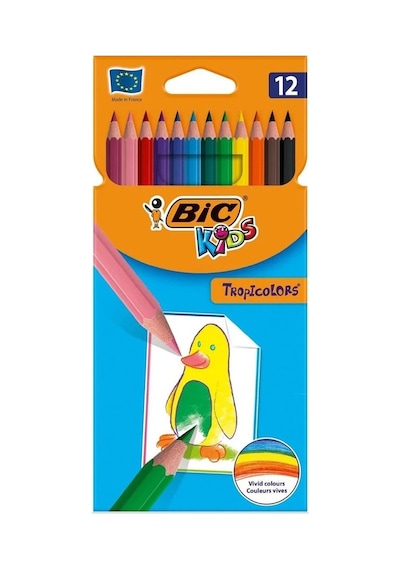 12 Renk Bic Kuru Boya 25x35 Cm Telli Spralli Resim Defteri Hamur Silgi Kalemtraş 15 Yaprak Resim Defteri Kuruboya Kalem