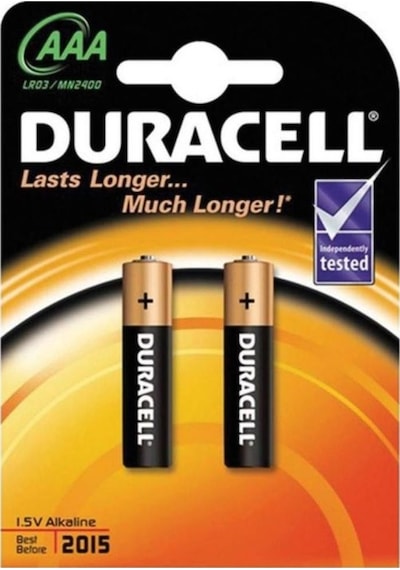 Duracell LR03/MN2400 AAA İnce Kalem Pil 2'li