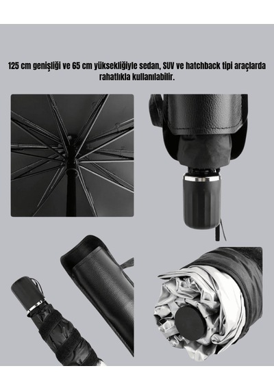 Katlanabilir Oto Güneşlik - 125x65 Cm Standart 93475157