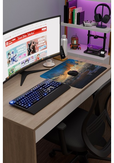 Disco Elysium Kaymaz Dikişli Kauçuk Oyuncu Mousepad V5 - 48x40 Xl Gaming Mouse Pad Fare Altlığı