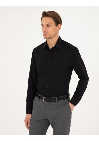 Pierre Cardin Erkek Siyah Gömlek Desenli 50292309-vr046 Siyah
