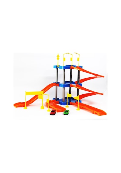 Tıfıl Toys Otopark Oyun Seti 3 Katlı Metal Arabalı 41 Parça Süper Garaj Seti Çok Renkli