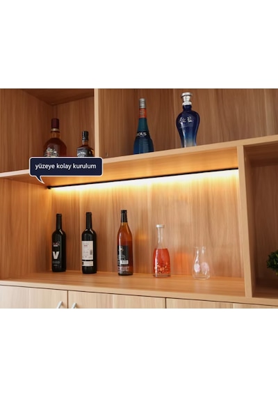 Dokunmatik 120cm Gün Işık Tak Çalıştır Led Mutfak, Dolap, Tezgah Altı, Duvar Dekoratif Gece Lambası Gün Işığı