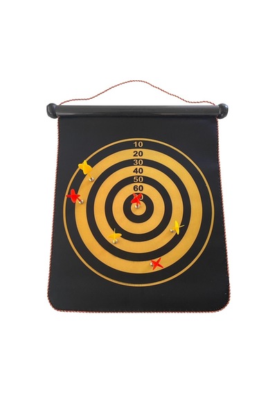 Manyetik Dart Mıknatıslı Dart Oyunu Çift Taraflı+6 Ad Dart Oku