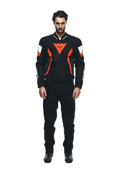 Dainese Avro 5 Black Red Fluo White Tekstil Mont