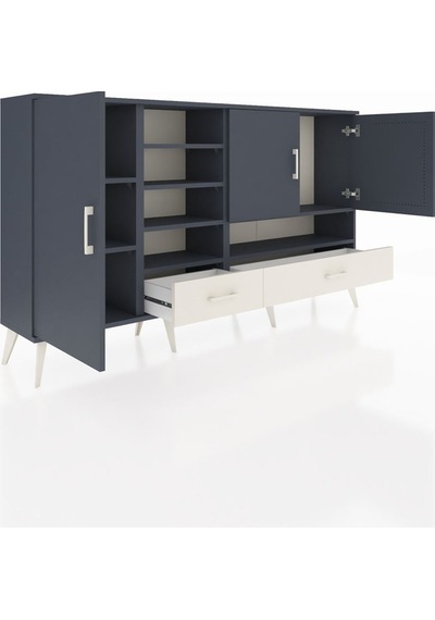 Arges Konsol 8 Raflı 2 Çekmeceli 3 Kapaklı 176x30x99 Antrasit-antrasit/aytaşı Antrasıt/aytası - Antrasıt Arges Konsol 8 Raflı 2 Çekmeceli 3 Kapaklı 176x30x99 Antrasit-antrasit/aytaşı Antrasıt/aytası - Antrasıt
