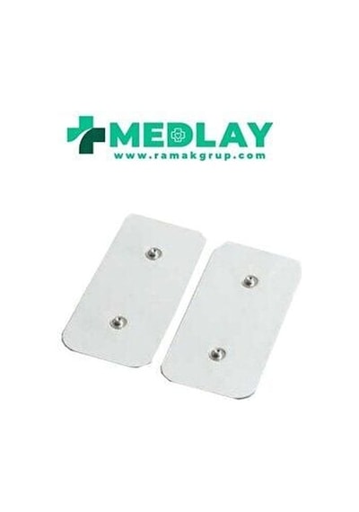 5x9 Çift Çıtçıtlı Tens Elektroda Pedi 10 Paket 40 Adet