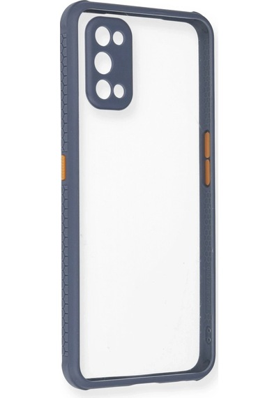 Cosmotex Newface Realme 7 Pro Kılıf Miami Şeffaf Silikon - Gri