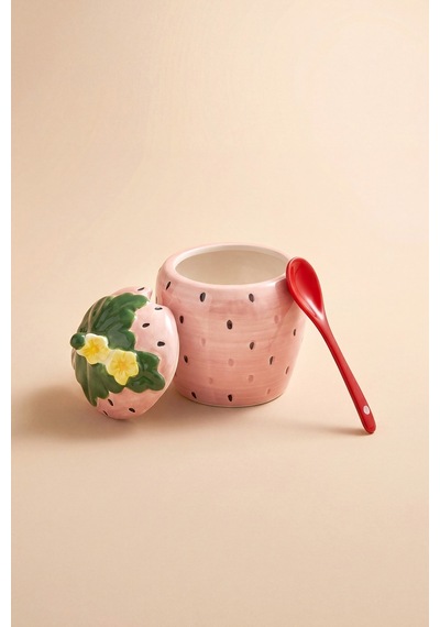 Karaca Strawberry Şekerlik 350 Ml Pembe