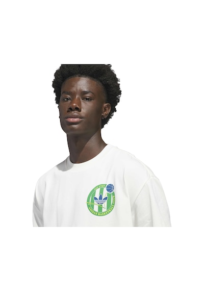 Adidas Originals Crest Unisex Beyaz Günlük Stil T-shirt Kd3615