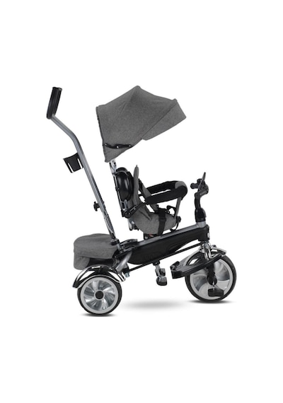 Star Üç Teker Bisiklet Bh-9500 Gri Ebeveyn Kontrollü Şişme Eva Tekerlekli Tricycle
