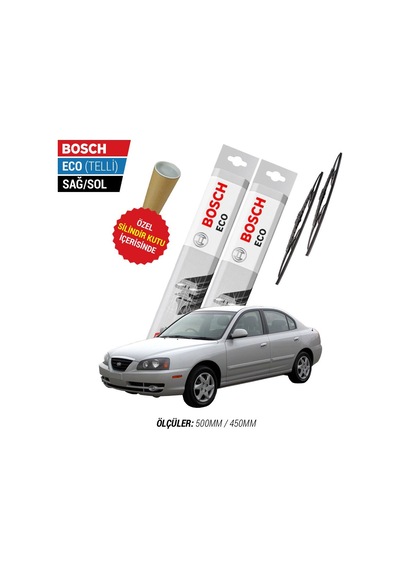 Bosch Eco Hyundai Elantra Silecek Takımı (2000-2010)