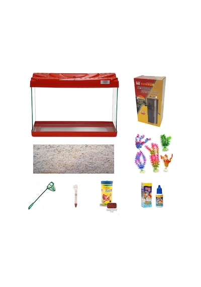 Kanki Pet KP5018 Ekonomik Hazır Set Kırmızı 50 CM