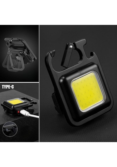 Buffer Anahtarlıklı, Açacaklı,güçlü Mıknatıslı 3 Farklı Led Modlu Mini Boy Asılabilen Led Kamp Aydınlatması,el Feneri Diğer