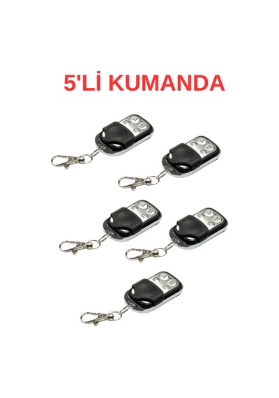 Uk-903 433mhz Kopyalanabilir Garaj Kumandası Kontal Uyumlu Uzaktan Kumanda 5 Adet