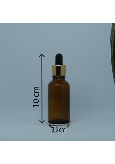 Damlalıklı 30 Ml 5 Adet Amber Şişe
