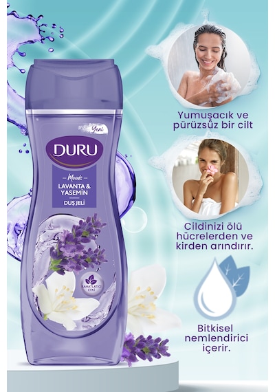 Moods Deniz Mineralleri&aloe Vera + Lavanta & Yasemin Duş Jeli 4x450 ML Diğer