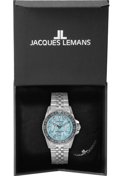 Jacques Lemans 1-2205m Lıverpool Dıver Erkek Kol Saati Gümüş - Siyah