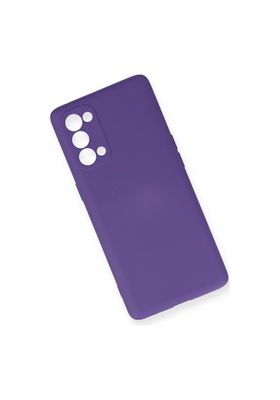 Uryport Oppo Reno 5 Pro Kılıf Nano İçi Kadife Silikon - Mor
