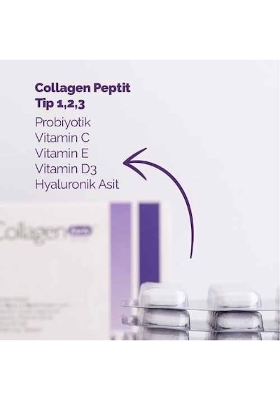 Collagen Forte Platinum Premium 3 Tip Kolajen Hyalüronik Asit 90 Tablet
