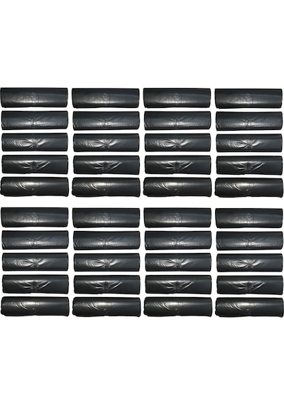 Orta Boy Çöp Poşeti 55x60 Cm 30 Lt 20'li Rulo 40 Paket