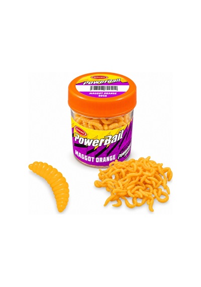 Silikon Yem - Kokulu - Lrf Ve Aji Yemi - Maggot - Turuncu - Power Bait 9956
