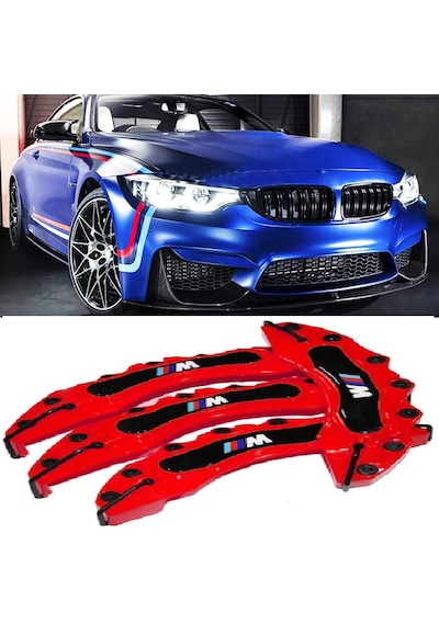 Bmw F30 ///m Kırmızı 17-18-19 Janta Uyumlu 4.lü Kaliper Kapagı